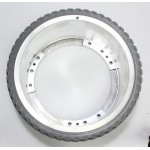 ROUE MOTRICE KARCHER  largeur bandage 9cm + 2cm déport   11cm  Diam ext 24.5 cm  Diam int 19.5 cm